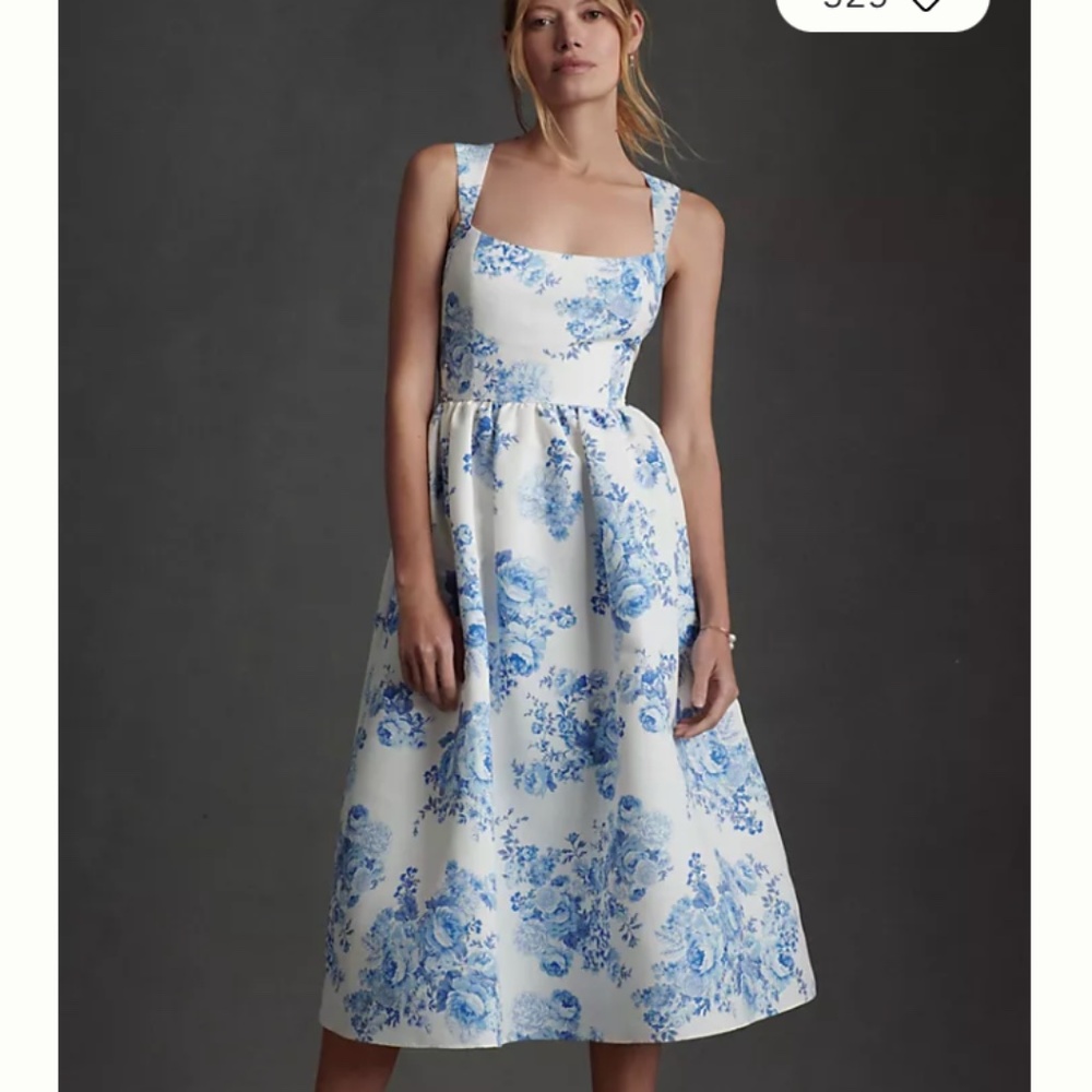 Sachin & Babi BHLDN square neck midi dress